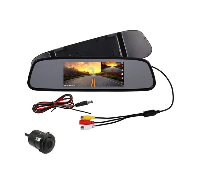 Araç Kamerası 4.3 Dvr Kayıt Kamera Hd Monitör Aynalık Twogo Go-4