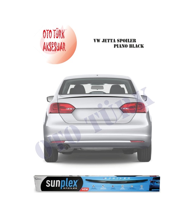 Volswagen Jetta Spoiler Piano Black