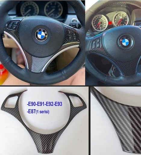 Bmw E90 Karbon Direksiyon Kaplama E92 E93 E87