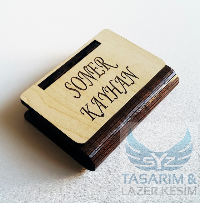 Kişiye & Isme Özel Ahşap Sigara Tabakası