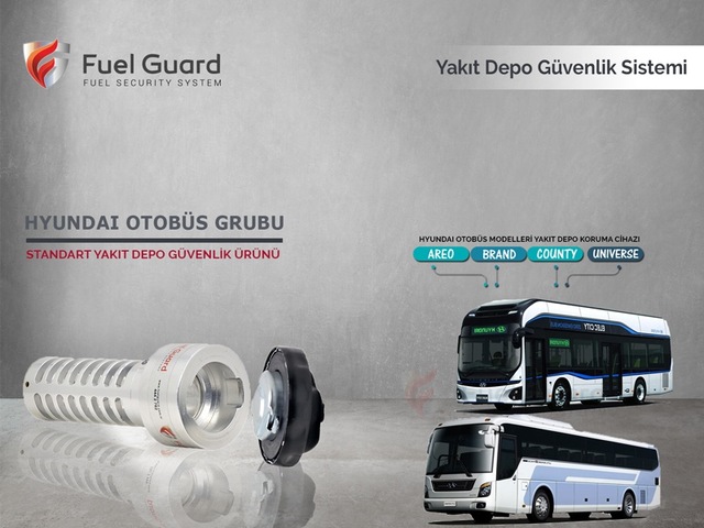 Hyundai Universe Otobüs Yakıt Depo Koruma Cihazı