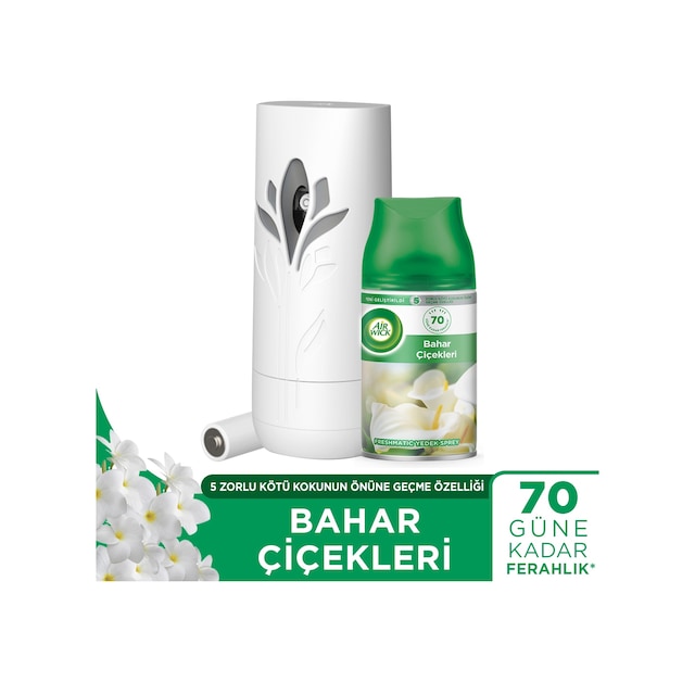 Air Wick Freshmatic Oda Kokusu Makine + Bahar Çiçekleri Yedek 250 ML