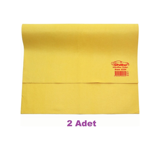 Polikur Extra Emici Güderi Oto Kurulama Ve Temizlik Bezi 50X70 Cm 2 Adet