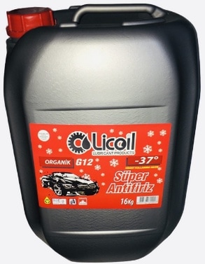 Licoil G12 Antifriz -37 C 16 Kg 3Kg-15Kg-16Kg Mevcut