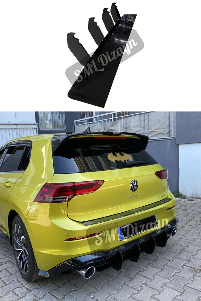 Volkswagen Golf 8 Gtı Difüzör İçin Arka Flap