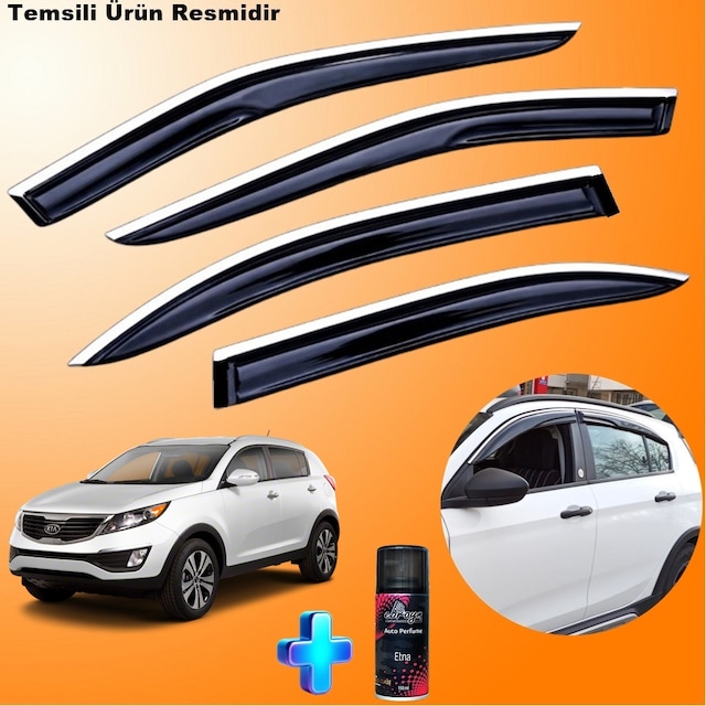 Kia Sportage Mügen Cam Rüzgarlığı Abs Nikelajlı Cam Rüzgarlığı 2010-2015 4 Lü + Ebrayn 150 Ml Koku