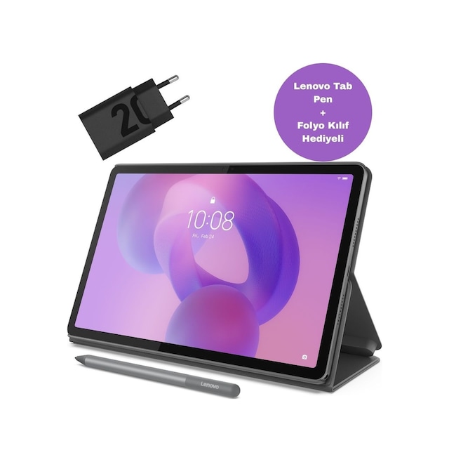 Lenovo TAB K11 TB336FU ZAFS0206TR 4 GB 128 GB Wifi Bluetooth 11" Tablet + Kalem + Kılıf