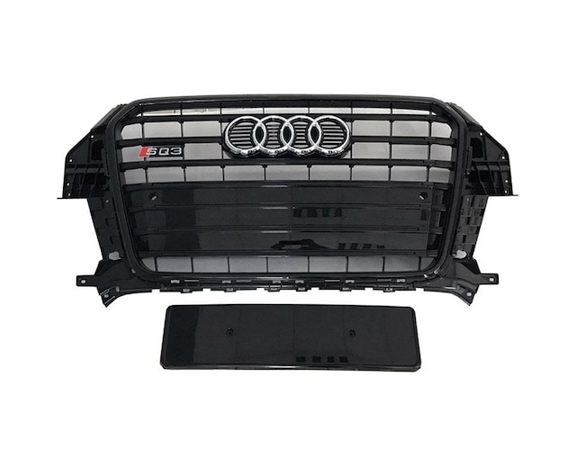 Autogp Audi Q3 Sq3 Ön Panjur Komple 2012 / 2015 Siyah Tk 13-05-q3-8u-s-s.s
