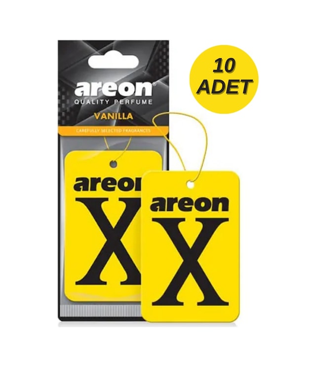 Areon X Vanilla 10'lu Oto Araç Kokusu