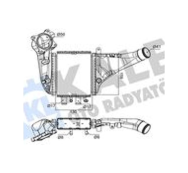 Turbo - 803 - Radyatörü Toyota Corolla Ch-r 1.2l 8nrfts Nre210 Ngx10 16- - Dpmıx-hb - - Alüminyum
