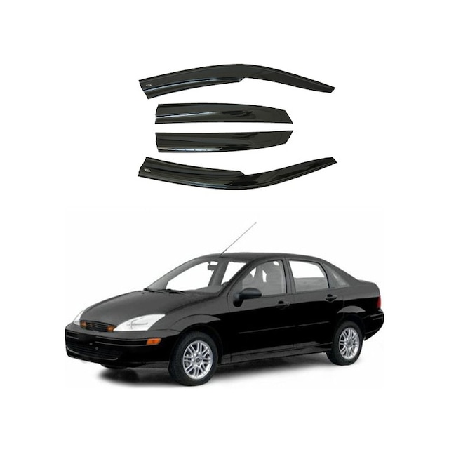Ford Focus 1 Cam Rüzgarlık Mugen Tip 4 Lü 1999-2004