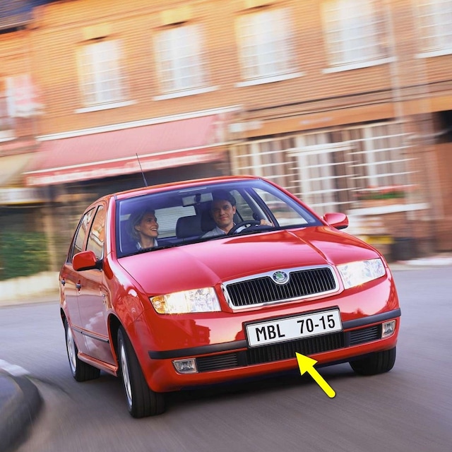 Skoda Fabia MK1 2000-2004 Ön Tampon Orta Izgarası 6Y0853677