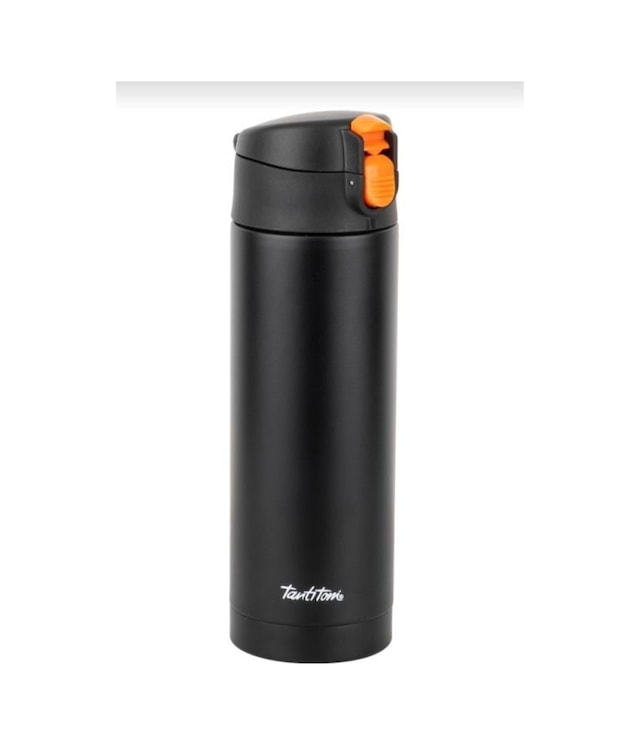 Tantitoni Mat Siyah Paslanmaz Çelik Termos 450 Ml Siyah