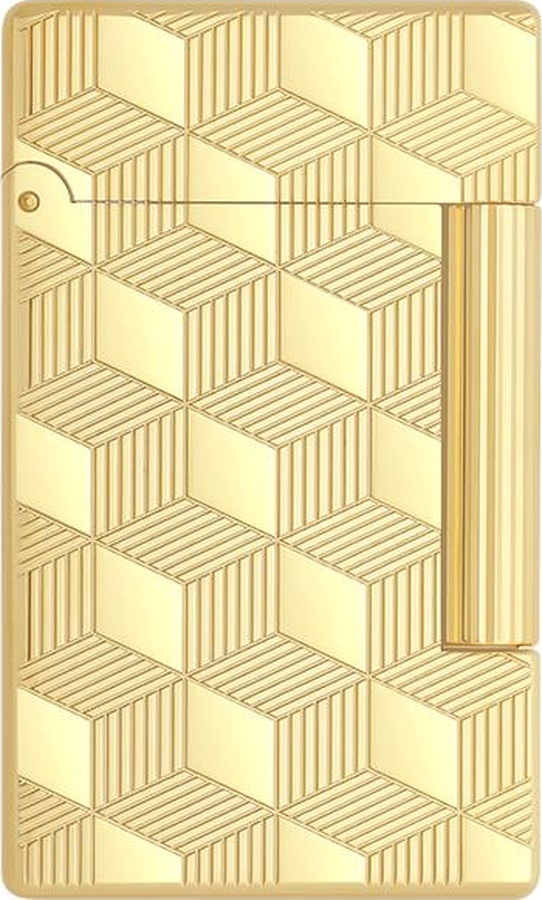Initial Guilloche Gold Düz İşlemeli Puro Çakmağı 20841 - Tr7475