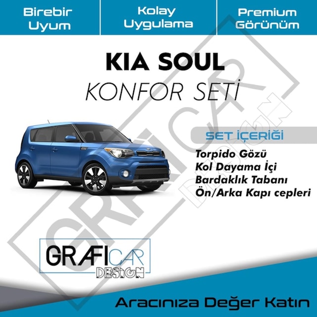 Kia Soul Konfor Seti - Araç Içi Ses Kumaş Kaplama