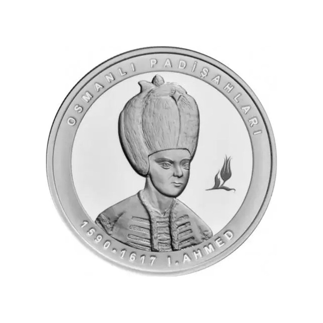 Agakulche 1. Ahmed Osmanlı Gümüş Sikke Coin