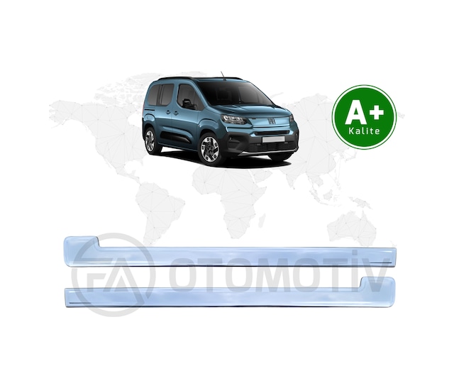 Fiat Doblo Krom Sürgü Çıtası 2 Parça 2024 Model Ve Sonrası
