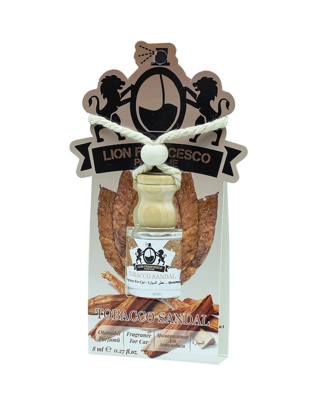 Lion Francesco Auto Fragrance Tobacco Sandal 8ML