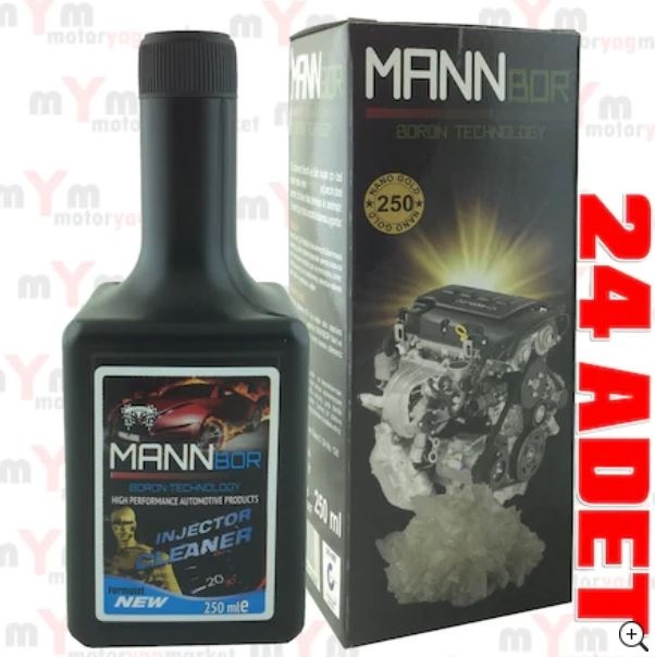 Mannbor Nano Enjektör Temizleyici Yakıt Katkısı 250Ml x 24 Adet