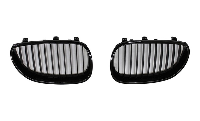 Bmw E60 Ön Panjur Böbrek Krom Çerçeve Mat Siyah İç Izgara