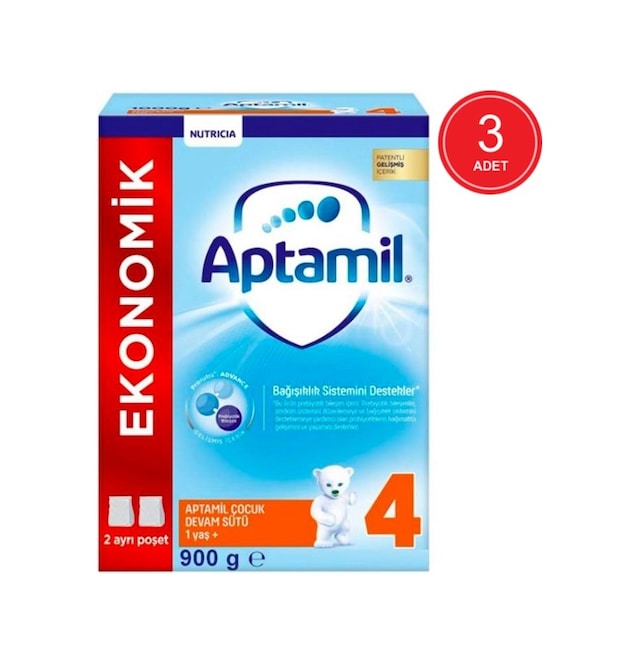 Aptamil 4 Devam Sütü 900 G 3 Adet