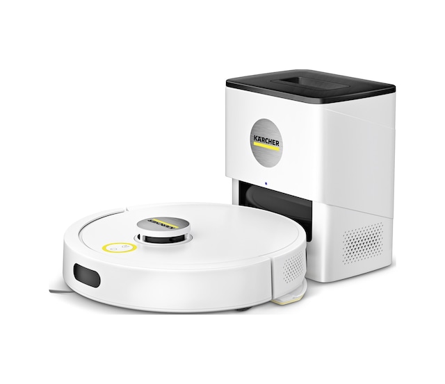 Karcher RVC 3 Comfort Extra Çöp İstasyonlu Akıllı Robot Süpürge Beyaz