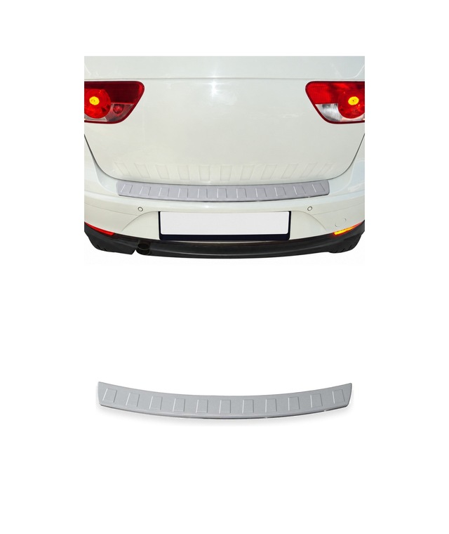 Seat Altea Xl 2007-2015 Uyumlu Krom Arka Tampon Eşiği Paslanmaz Çelik Taşlı Mat