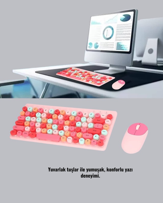 Bluetooth Klavye Ve Mouse Seti - Lisinya