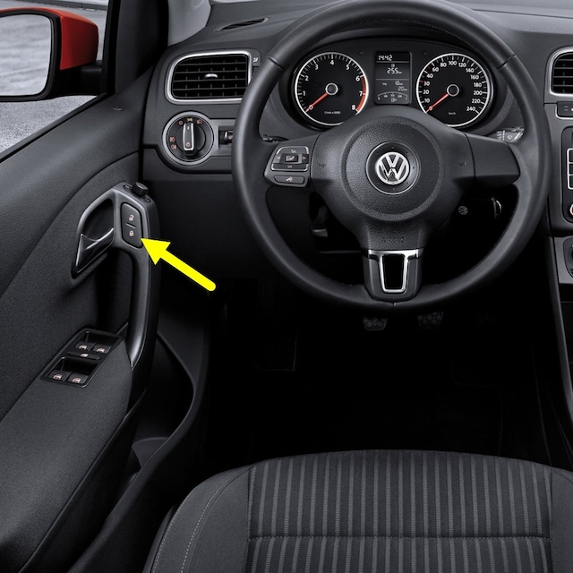 VW Polo 2010-14 Merkezi Kapı Kilit Düğmesi Tuşu Butonu 6R1962125A