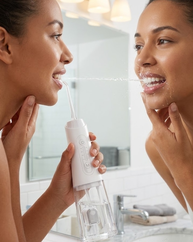 Ipx7 Su Geçirmez Şarjlı Ağız Duşu 320 Ml Su Tanklı Ayarlanabilir Basınçlı Diğer