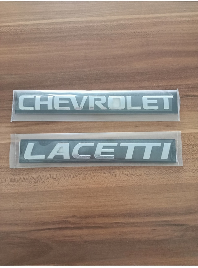 Chevrolet Lacetti Bagaj Yazısı 2li Takım
