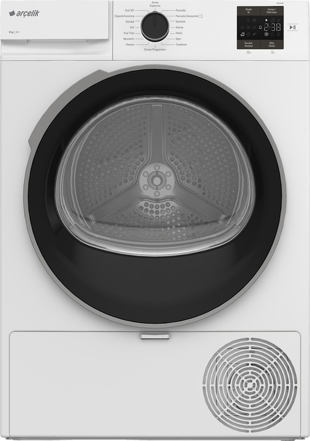 Arçelik 801 KMX 8 KG Çamaşır Kurutma Makinesi
