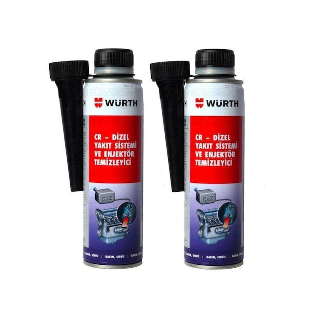 Würth 2X Dizel Enjektör Temizleyici Performans Iyileştirici 300Ml
