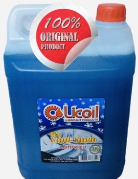 Licoil Cam Suyu Antifrizli &Parfümlü&Şampuanlı-12C 5 Litre