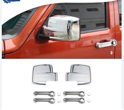 Dodge Nıtro 2007 2015 Krom Ayna Kapağı Ve Kapı Kolu Seti Abs Krom
