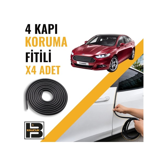 Ford Mondeo 5.nesil Kapı Koruma Fitili-4 Kapı-siyah-bm2228