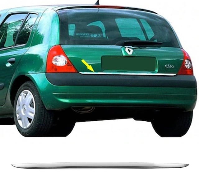 Renault Clıo 2 Hb 1998-2005 Krom Bagaj Alt Çıta P.çelik