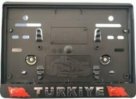 Süslen Plaka Altlığı Motorsiklet Türkiye Bayraklı