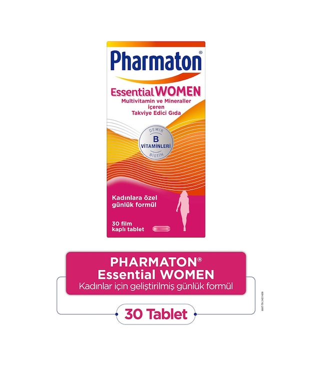 Pharmaton Essential Woman Takviye Edici Gıda 30 Tablet