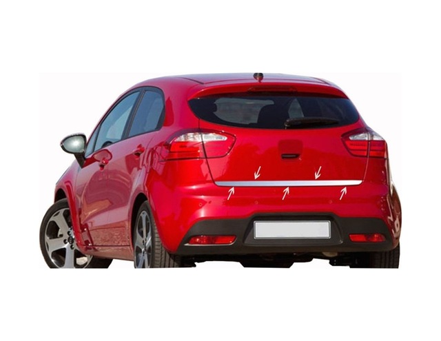 Kia Rio Hb Formlu Krom Bagaj Alt Çıta 2011-2016 Paslanmaz Çelik N11.4292