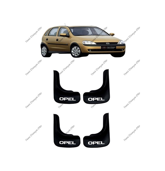 Opel Corsa C 2000-2006 4lü Paçalık, Çamurluk, Tozluk OPL1UX008