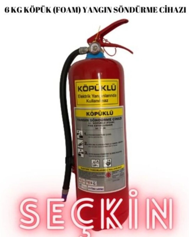 6 Kg Foam Yangın Söndürme Tüpü