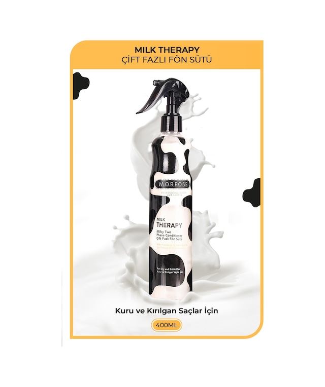 Morfose Milk Therapy Çift Fazlı Sprey Fön Suyu 400 ML