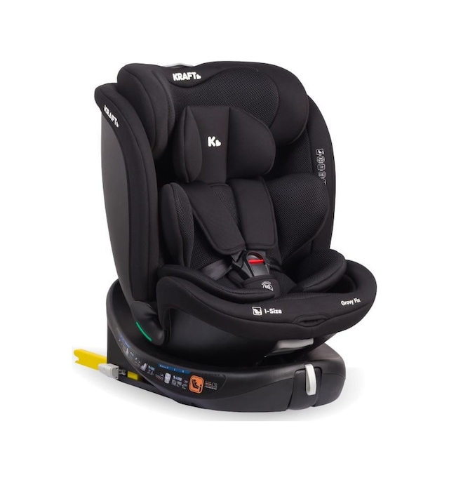 Kraft Grovy Fix İ-size 40-150 Cm 0-36 Kg Oto Koltuğu Siyah