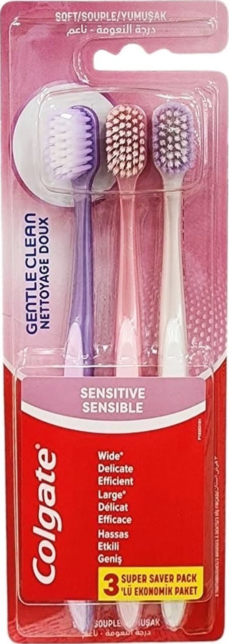Colgate Gentle Clean 2+1 Diş Fırçası Hassas Yumuşak