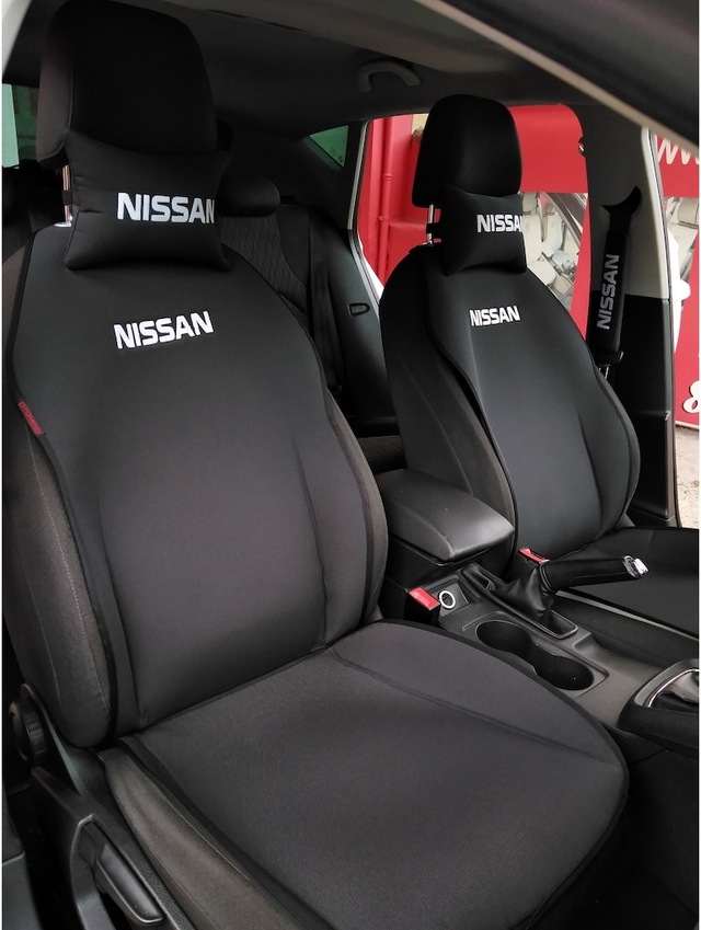 Nissan Nakışlı Ön Ikili Oto Koltuk Kılıfı