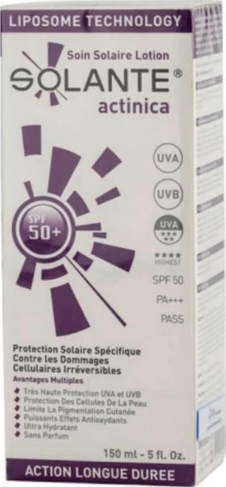 Solante Actinica Güneş Losyonu Spf 50+ 150 ML