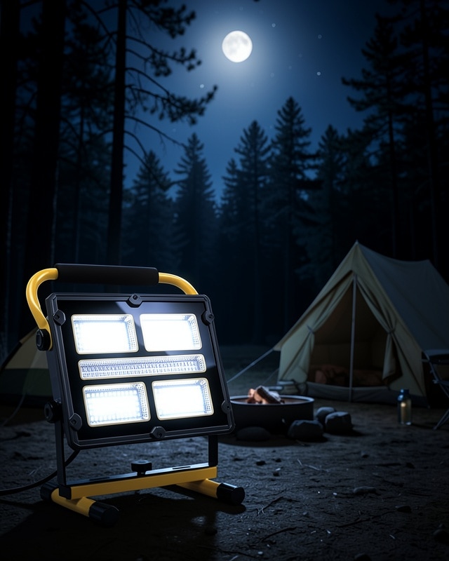 Led Çalışma Lambası Solar Ve Usb Şarjlı 400 Led