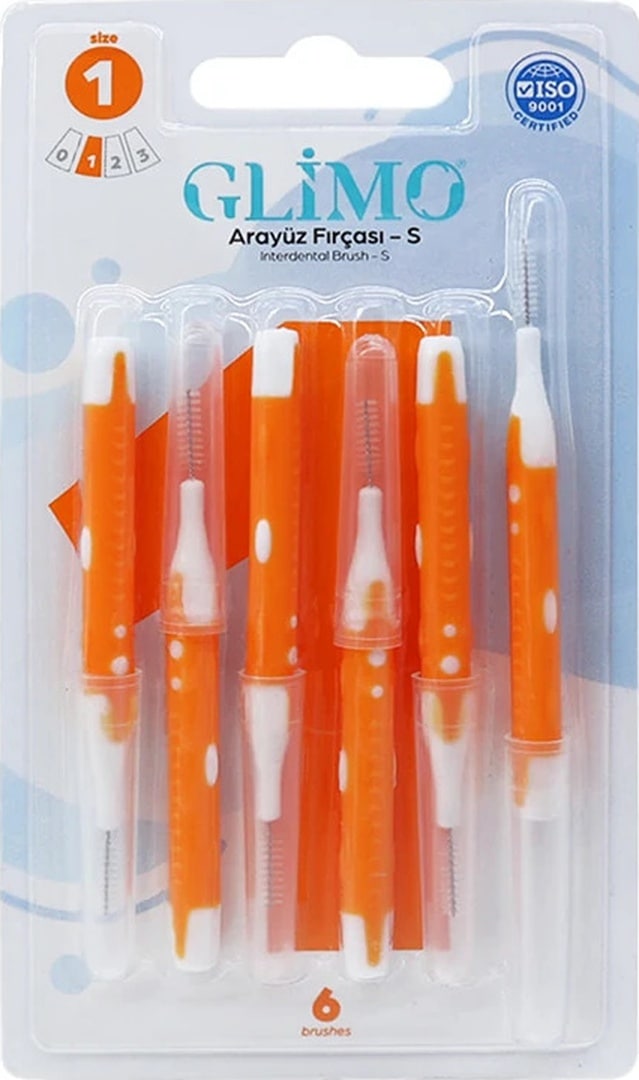 Glimo Arayüz Fırçası Small 6'lı