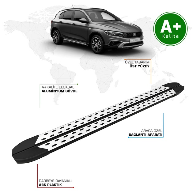Fiat Egea Cross Yan Basamak Marşpiyel Koruma 2020 Model Ve Sonras